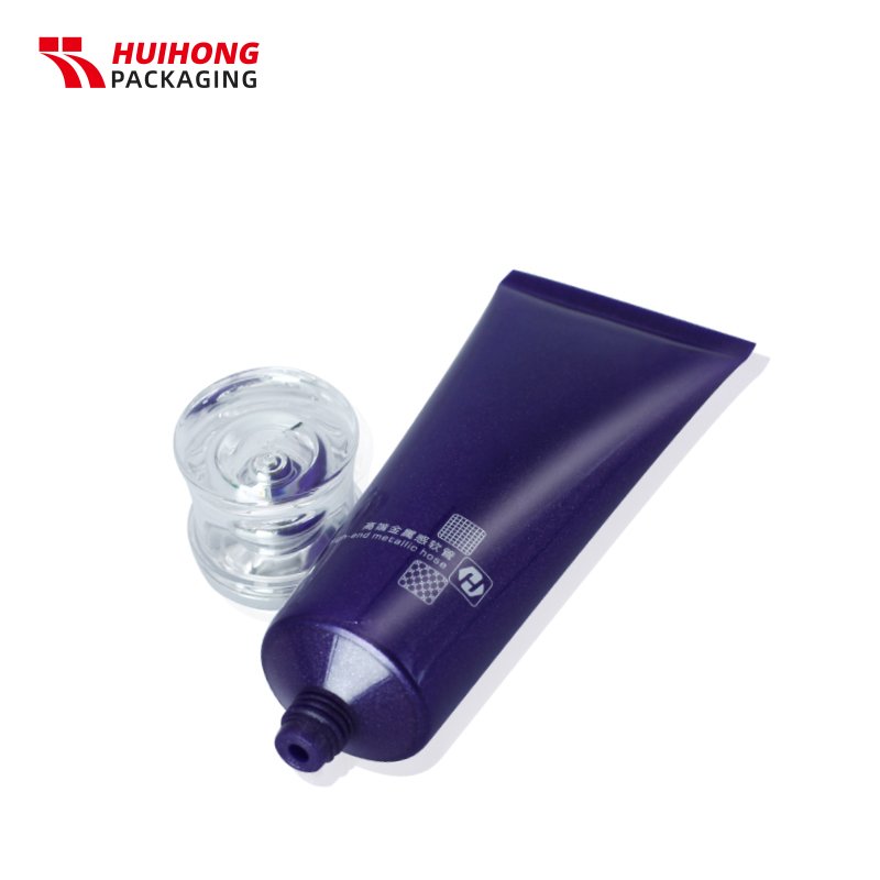 100ml High-grade Luxury Soft Squeeze Plastic Face Wash Shampoo Tube With Acrylic Lid For Shower Gel
