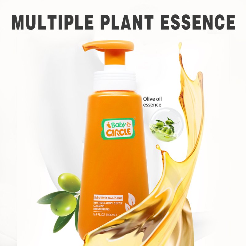 OEM/ODM Wholesale 500ml Comfort Baby Body Hair Care Refreshing Baby Shampoo And Shower Gel 2 In 1