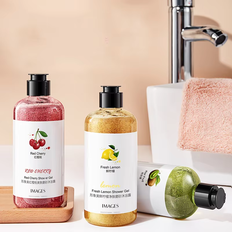 Authentic Kiwifruit Fruit Skin Scrub Shower Gel Deep Cleansing Fragrance Perfume Shower Gel Fragrance 300ml wholesale price