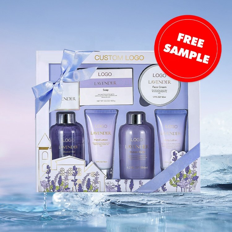 Custom logo Hot Selling Gift Set shower gel Private Label Bubble Natural Bath Spa Body Care Gift Set
