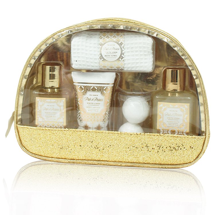 Bath Deep Nourish Moisturizing Christmas Gift Set Body Lotion Shower Gel Bath Salt For Woman
