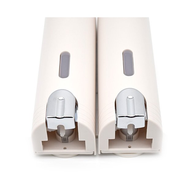 Wholesale hotel public area double refillable hanging shampoo shower gel soap dispenser