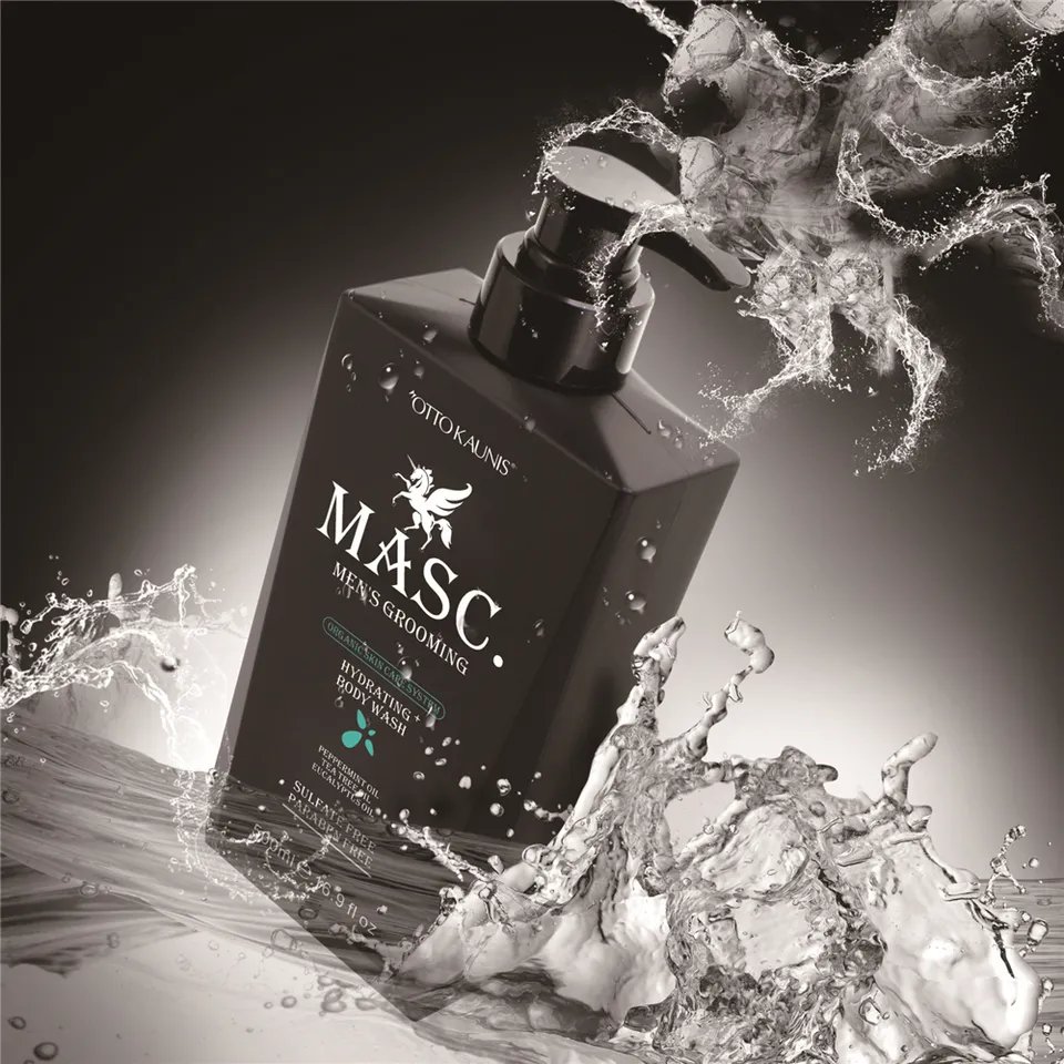 Vegan Daily Moisturizing Lemon Refreshing Shower Gel Body Lotion Wash for Sensitive Skin