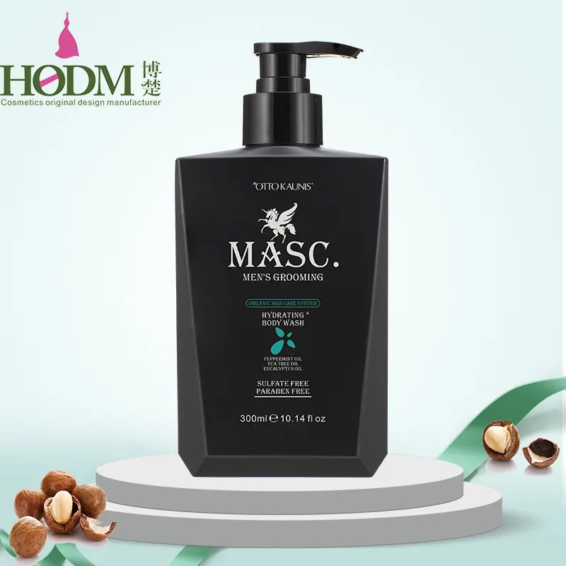 Vegan Daily Moisturizing Lemon Refreshing Shower Gel Body Lotion Wash for Sensitive Skin