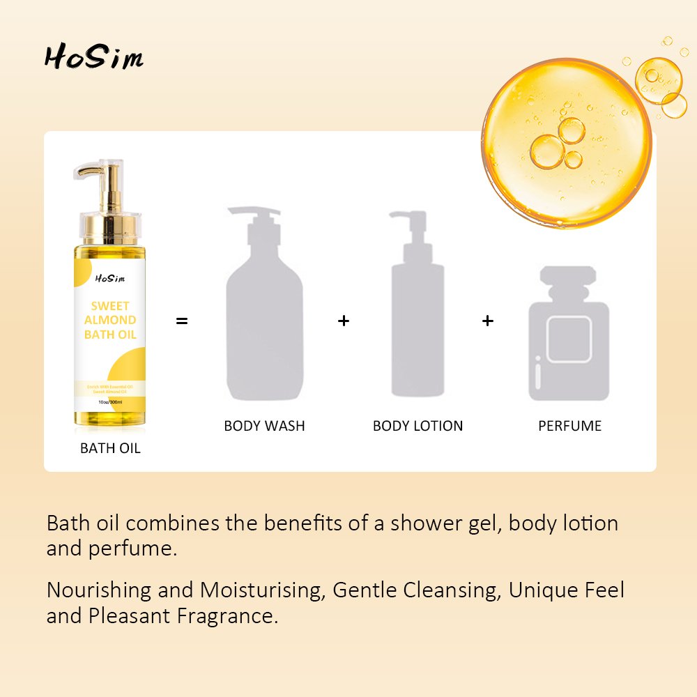 Body Wash Gel Bath Oil For Dry Skin Long Lasting Fragrance New Formulas Vitamin C Sweet Almond Olive Body Wash Oil Shower Gel