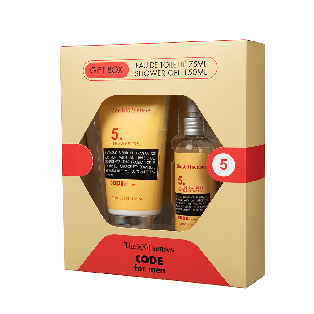 New Design Boy Men Body Gift Set Long-Lasting Men's Body Wash Care Shower Gels 150ml Natural Spray 75ml Christmas Present