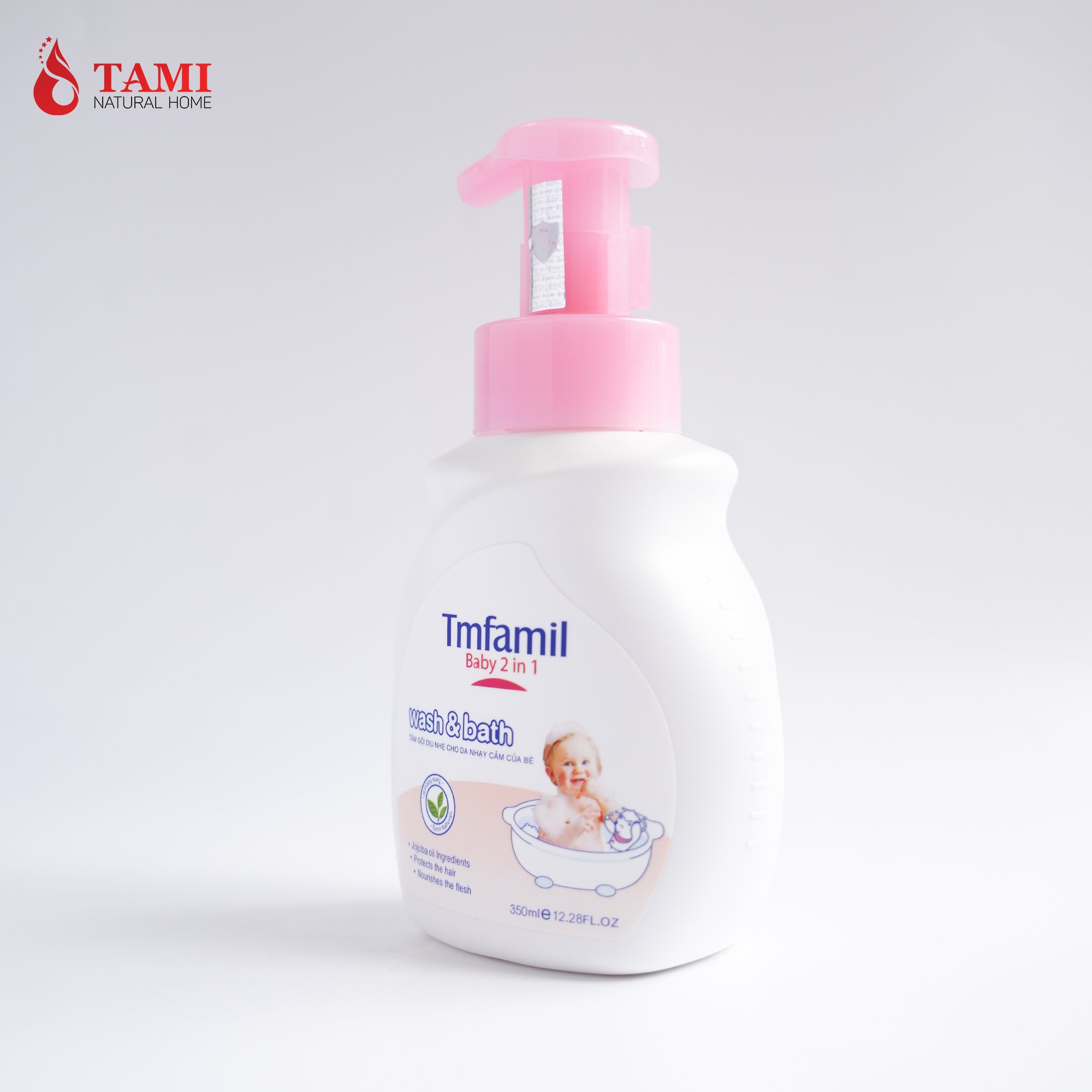 Vietnam Export Tmfamil Baby Body Wash 2 in 1 Shower Gel Non-Harm to Kid Skin 3 Years Shelf Life Refreshing Personal Care