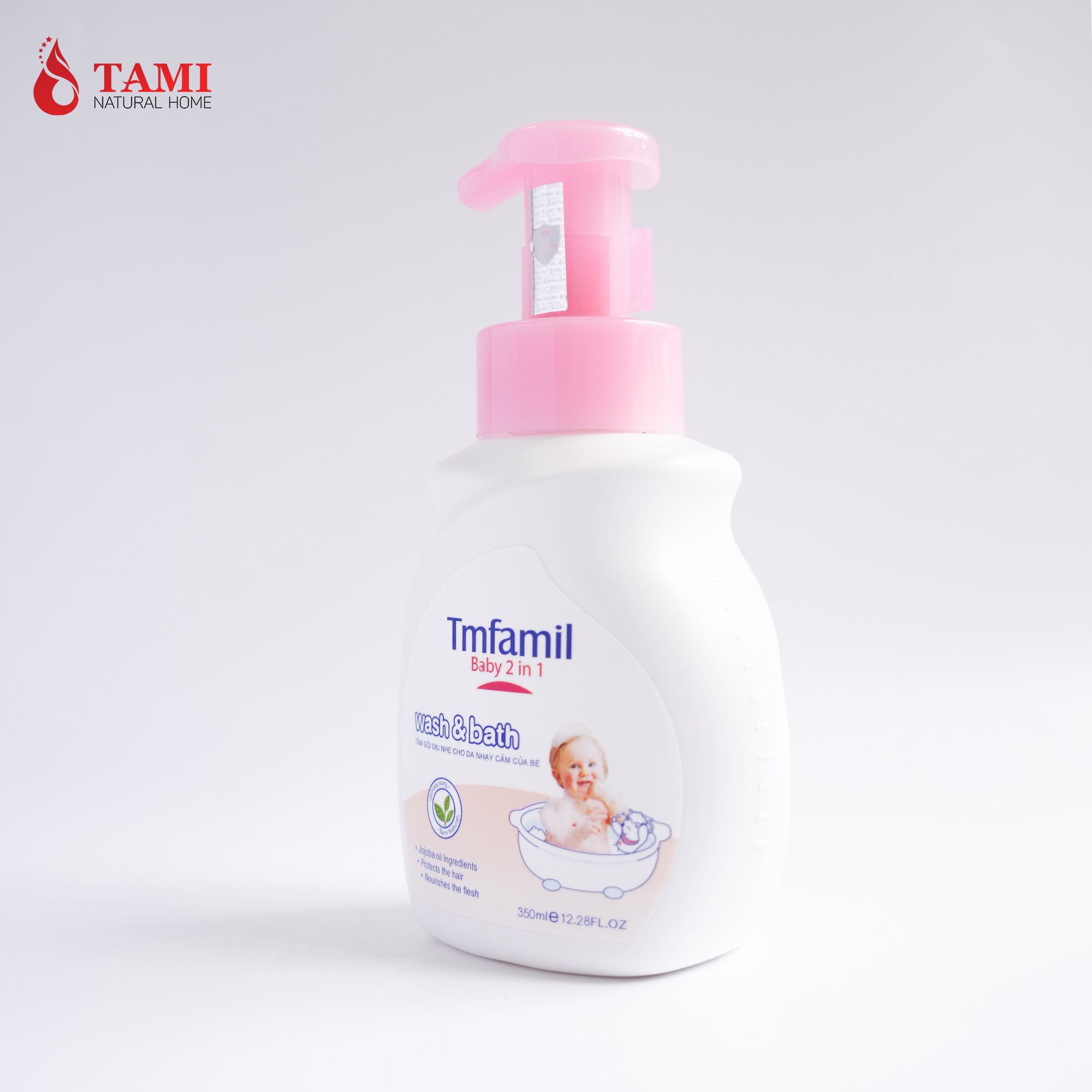 Vietnam Export Tmfamil Baby Body Wash 2 in 1 Shower Gel Non-Harm to Kid Skin 3 Years Shelf Life Refreshing Personal Care