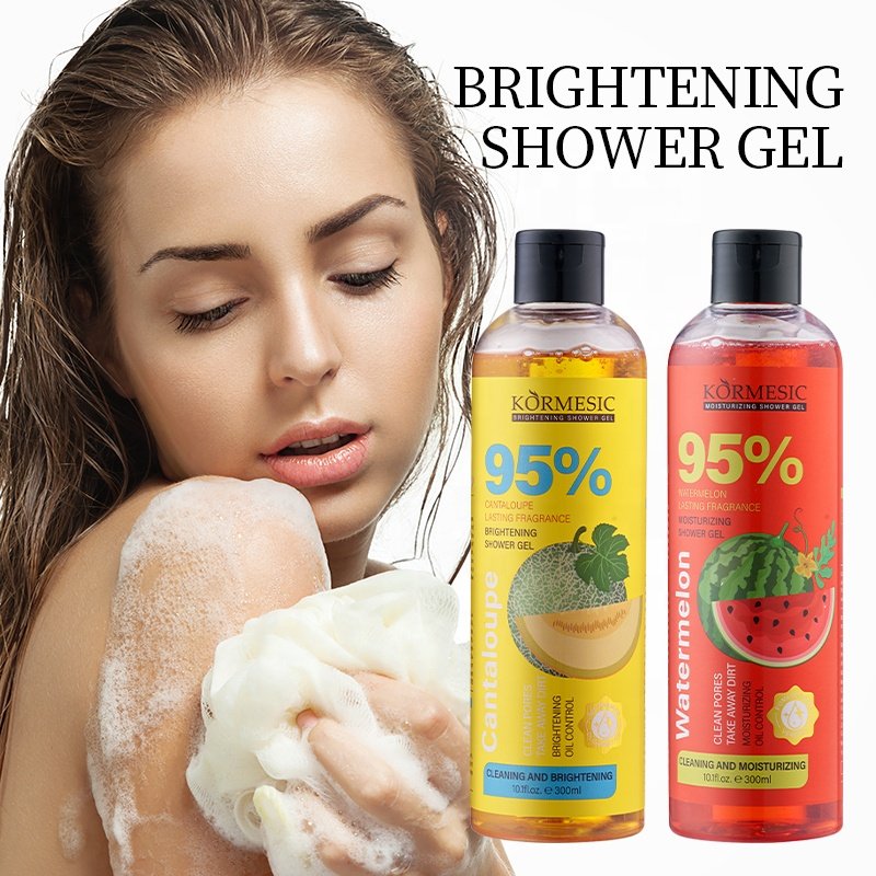 OEM ODM private label KORMESIC Watermelon and papaya Moisturizing and brightening body wash