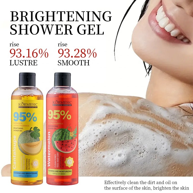 OEM ODM private label KORMESIC Watermelon and papaya Moisturizing and brightening body wash