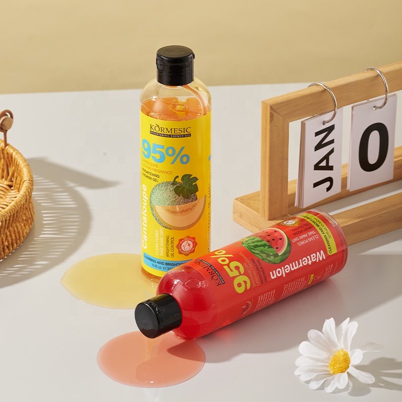 OEM ODM private label KORMESIC Watermelon and papaya Moisturizing and brightening body wash
