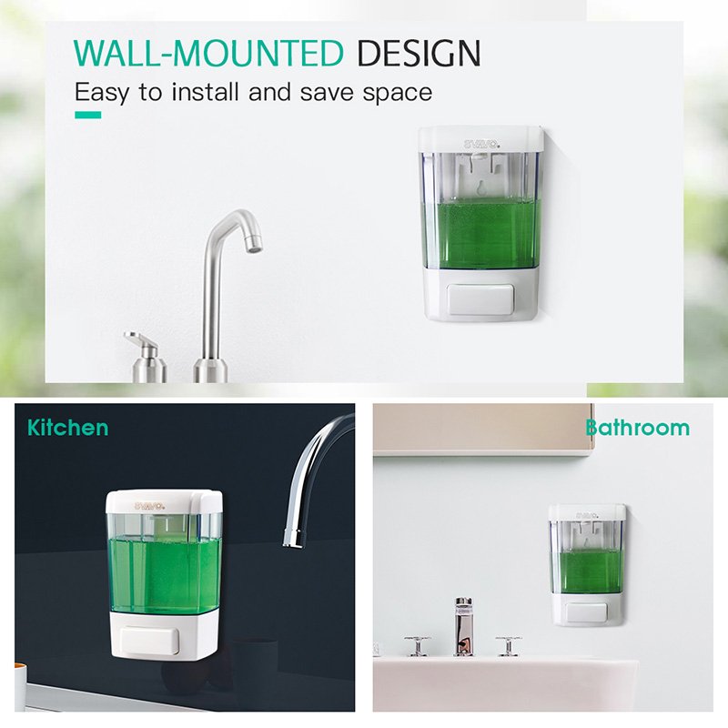 Bathroom distributeur de savon Seifenspender Wall hanging dispensador de jabon shower gel hand liquid Manual soap dispenser