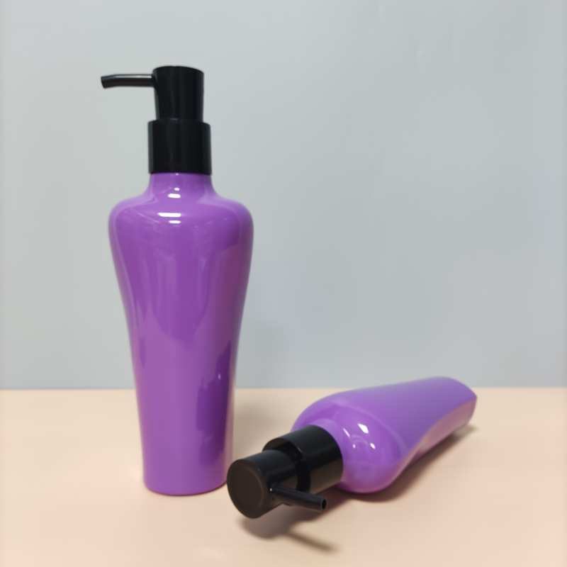 380ml 550ml unique shape shampoo shower gel lotion bottles with pump