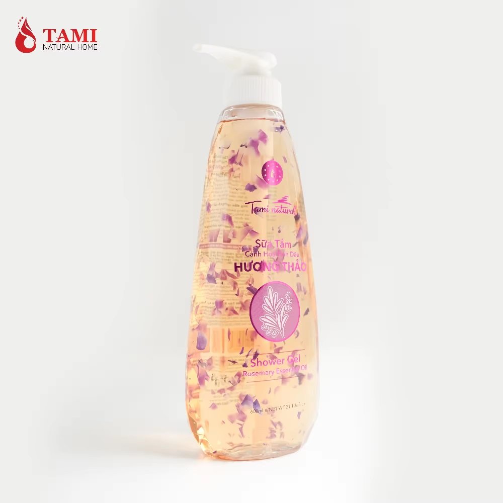 Good Price 650g Rosemary Essential Oil Shower Gel Moisturizing Whitening Body Wash for Bath Supplies Refreshing Showering Liquid