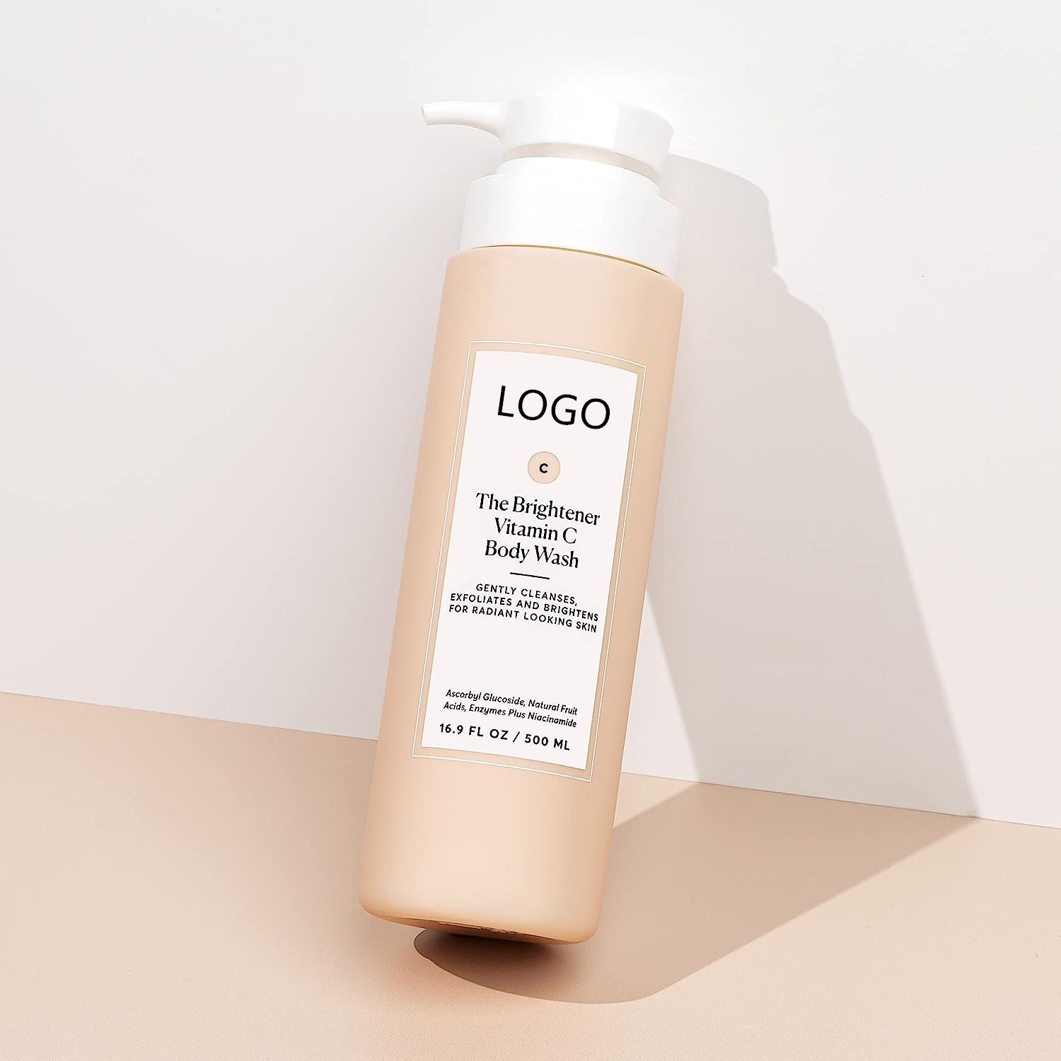 Private Label The Brightener Vitamin C Body Wash Gentle Cleanser shower gel