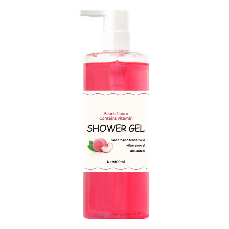 High Quality Skin Lightening Perfume Peach Oem Nursing Natural Cheap Fruit Body Wash Liquid shower Gel