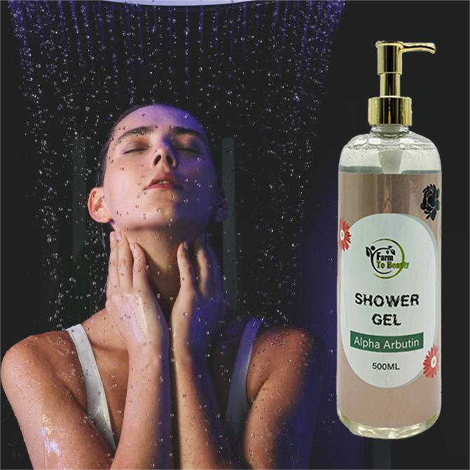 HotsaleThe strongest alpha arbutin vitamin b5 lightening skin Anti-wrikle shower gel