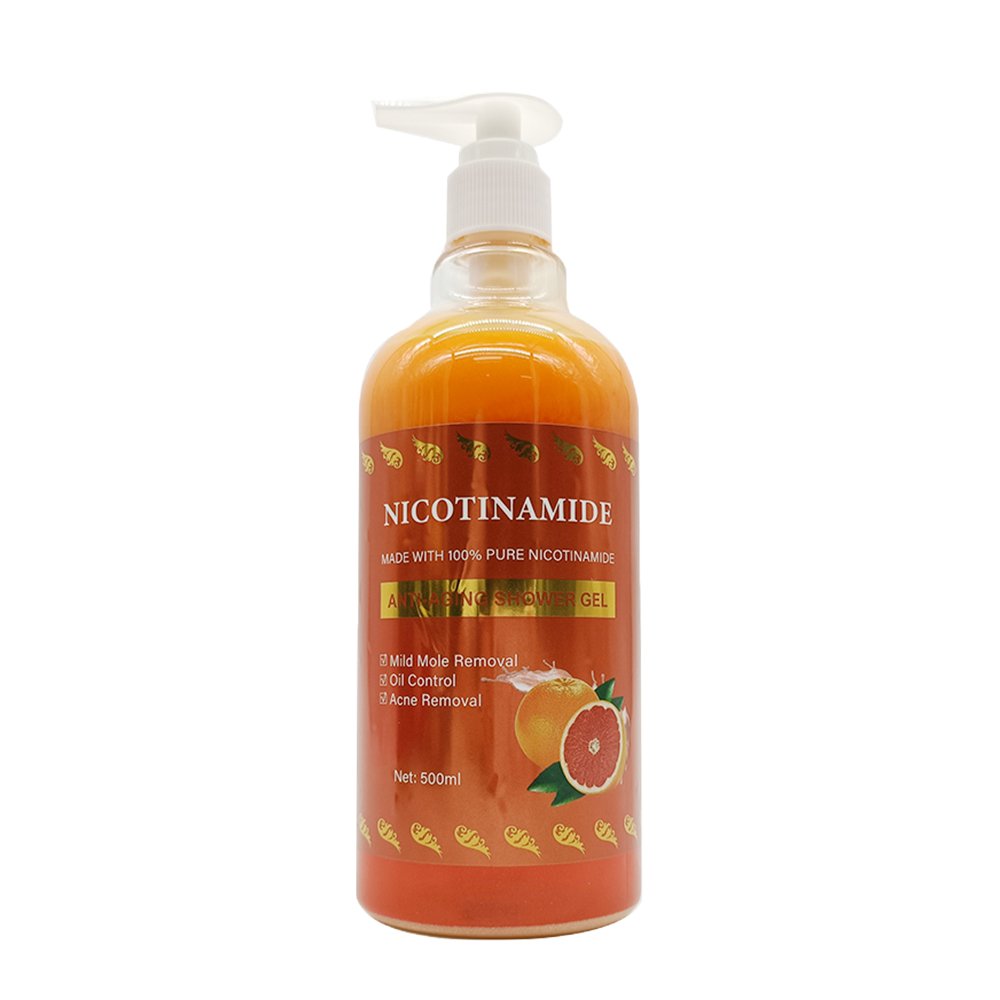 Accept Private Label With 100% Pure NICOTINAMIDE Anti Aging Oil Control Acne Removal Body Wash Shower Gel