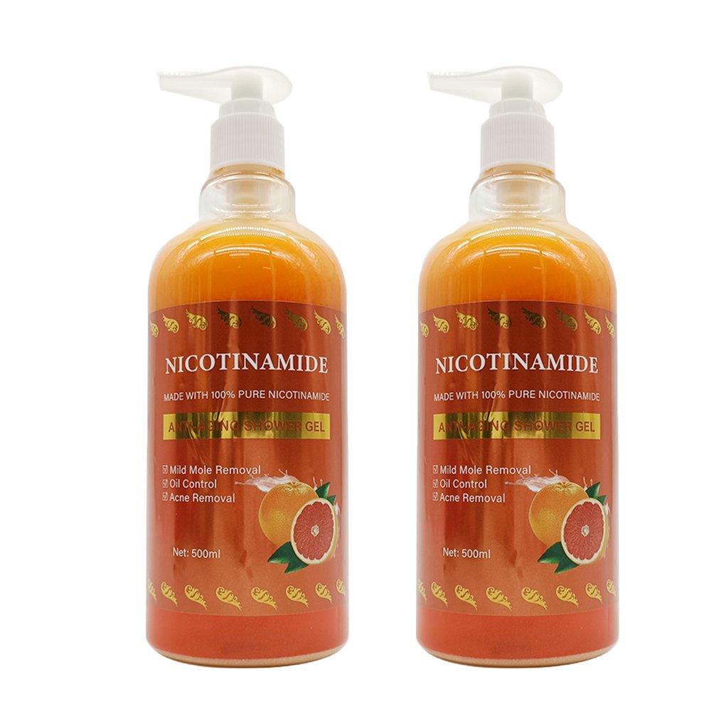 Accept Private Label With 100% Pure NICOTINAMIDE Anti Aging Oil Control Acne Removal Body Wash Shower Gel
