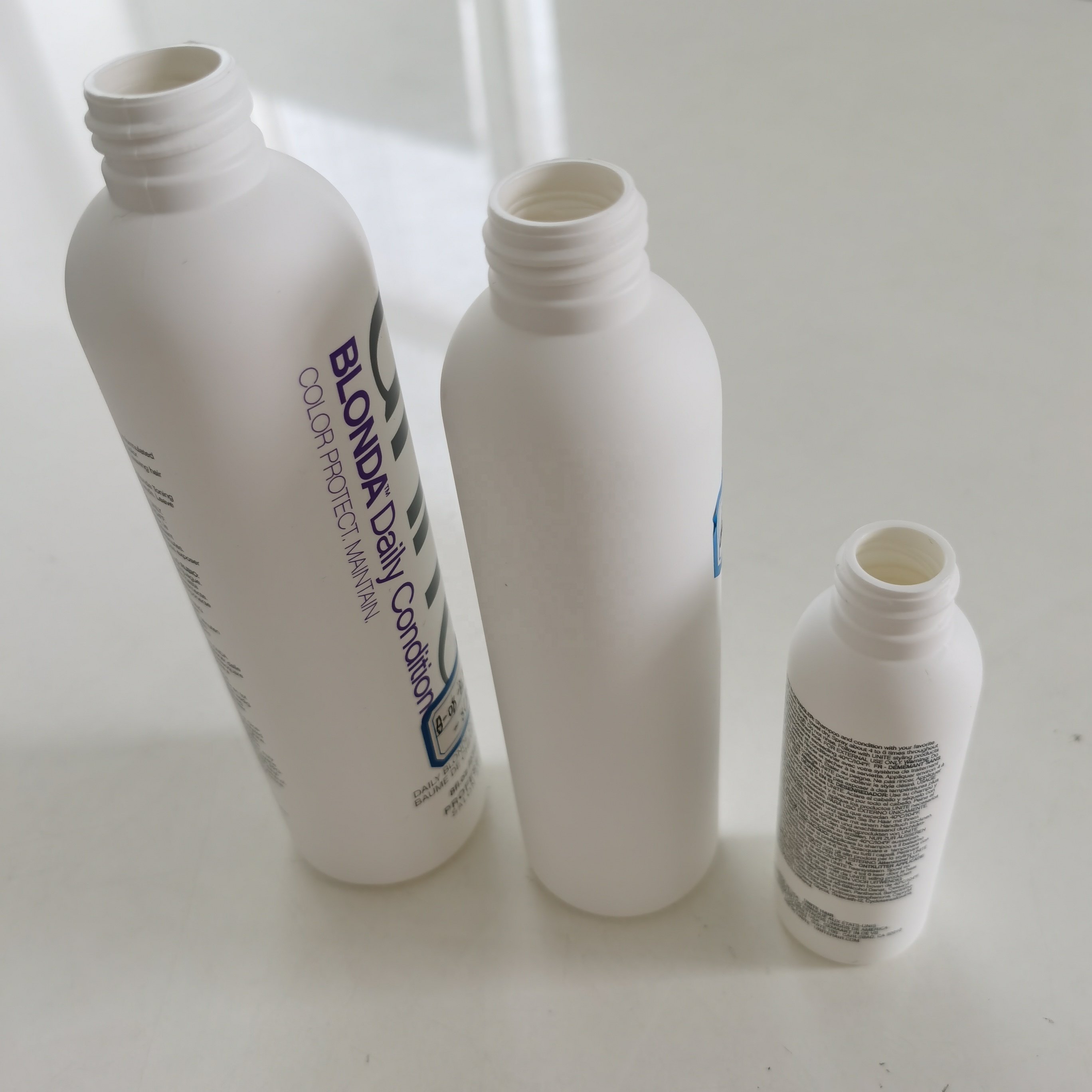 HDPE Shampoo Body Wash Lotion Packaging Container Flip Top Cap Empty Plastic Squeeze Lotion Bottles 8oz