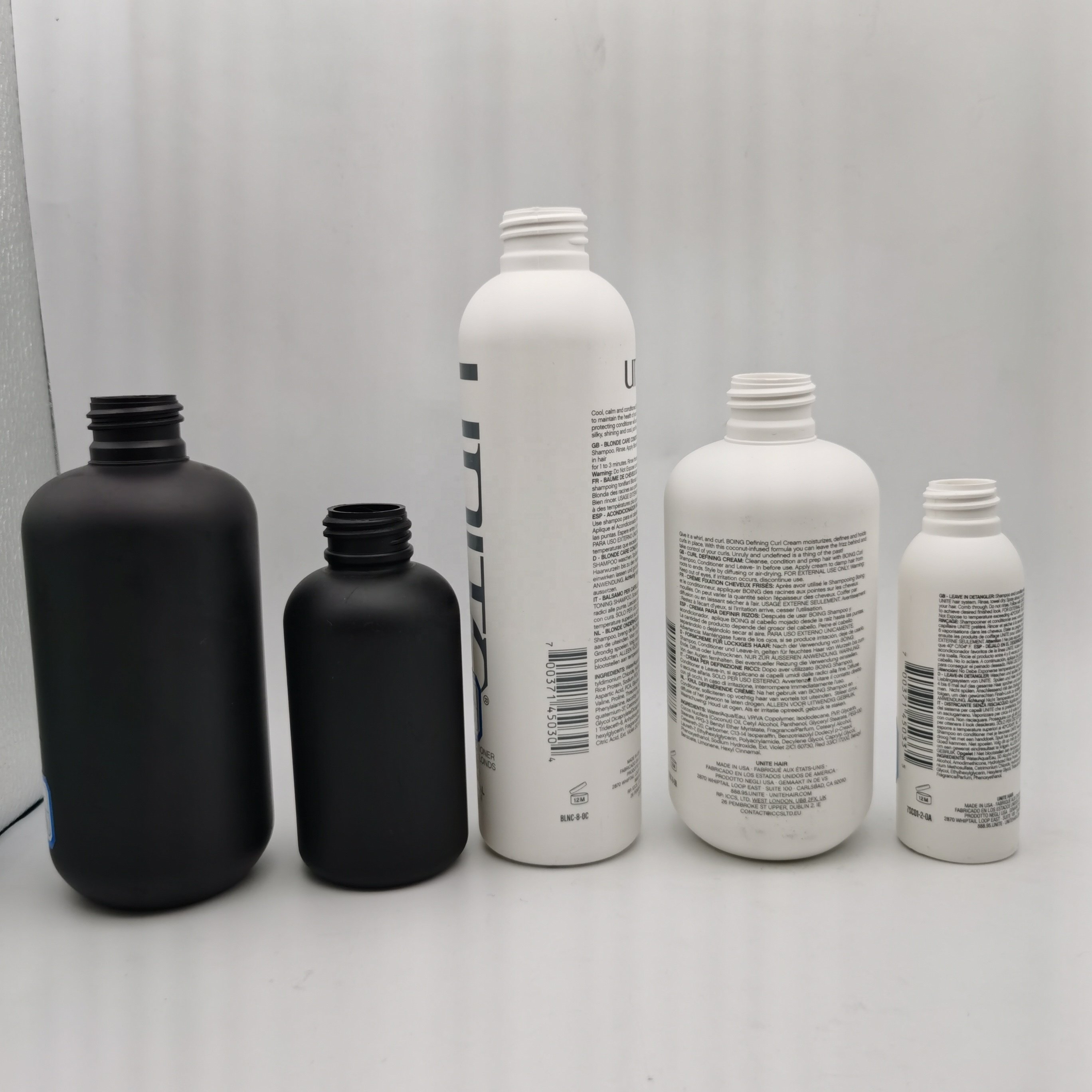 HDPE Shampoo Body Wash Lotion Packaging Container Flip Top Cap Empty Plastic Squeeze Lotion Bottles 8oz