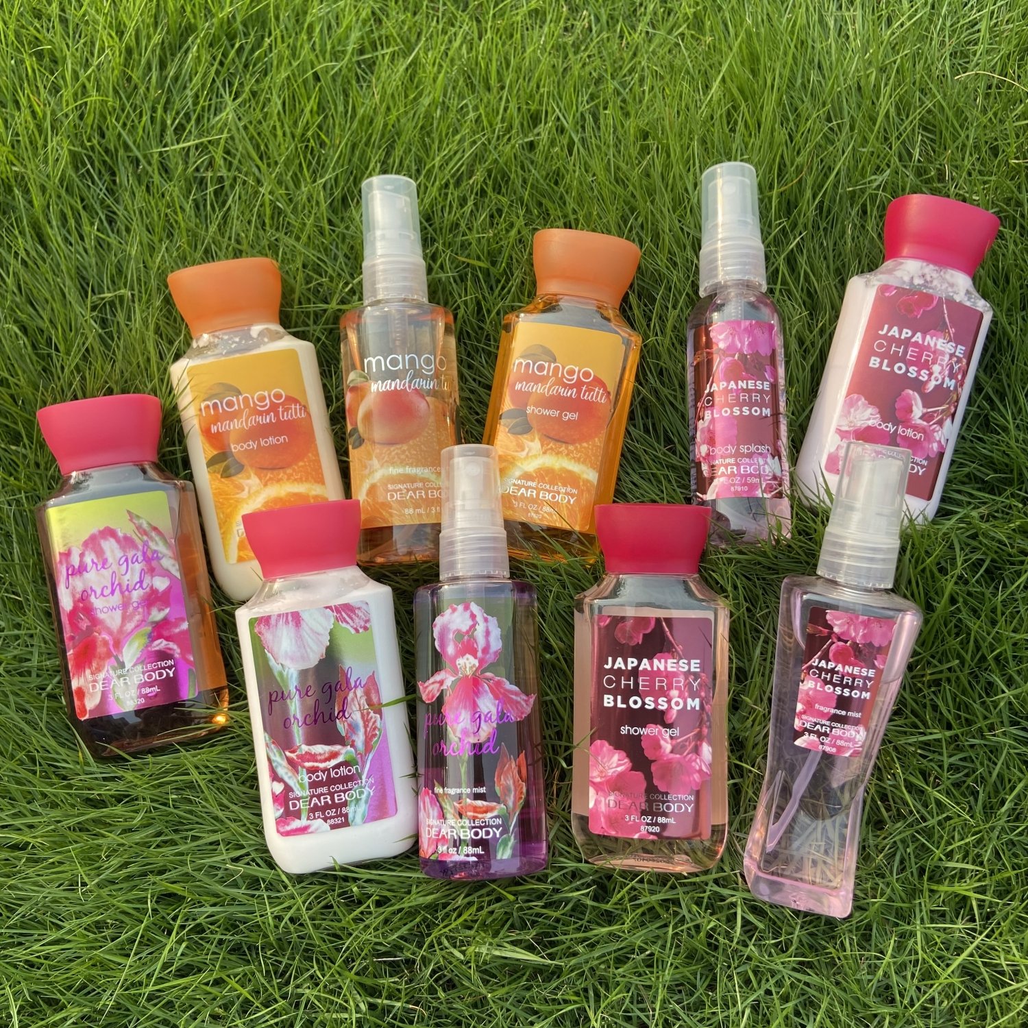 Wholesale price lasting fragrance body spray perfume body lotion shower gel bath gift set