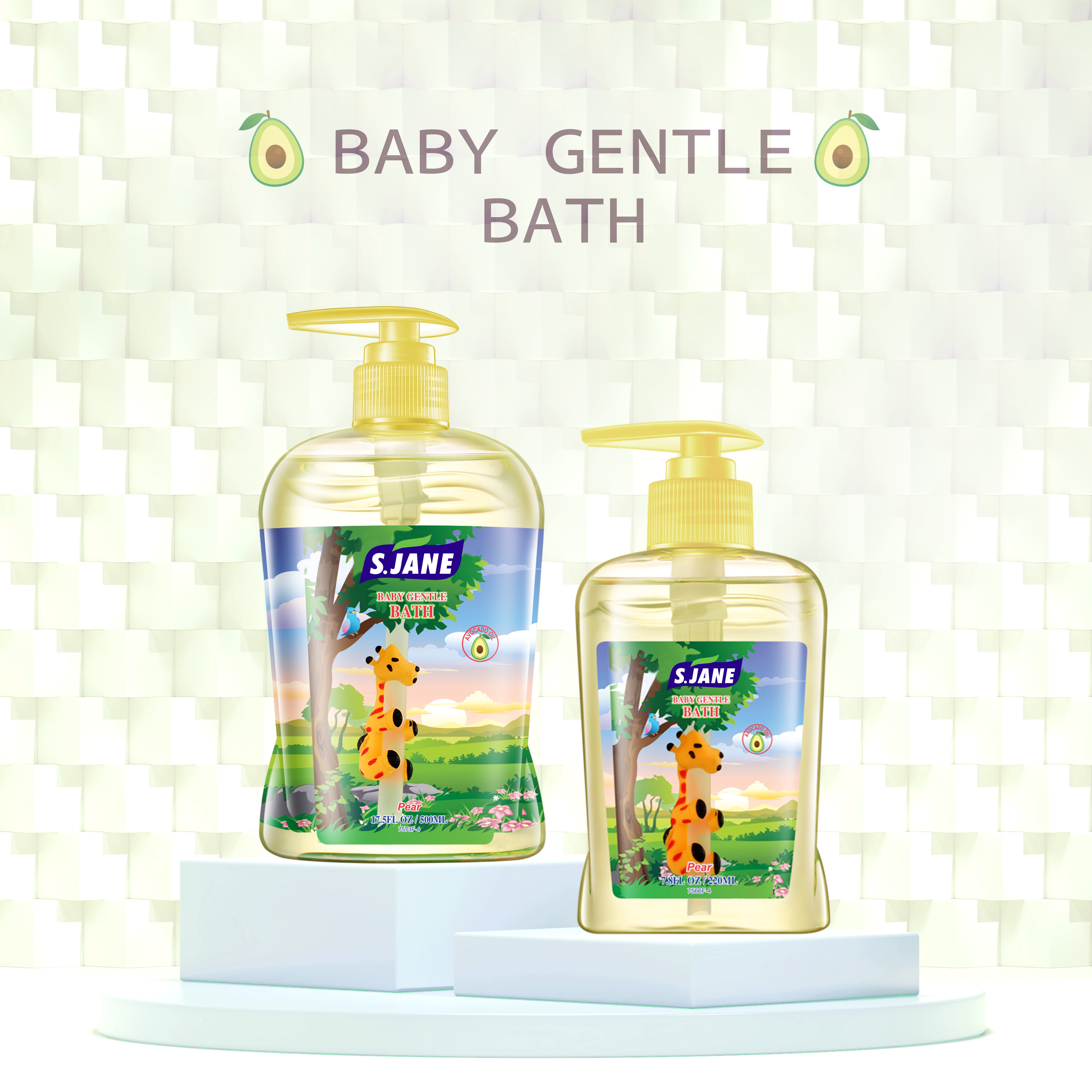 Custom Foam Shower Gel Skin Lightening Exfoliating Whitening and Anti Odor for the Body for Children