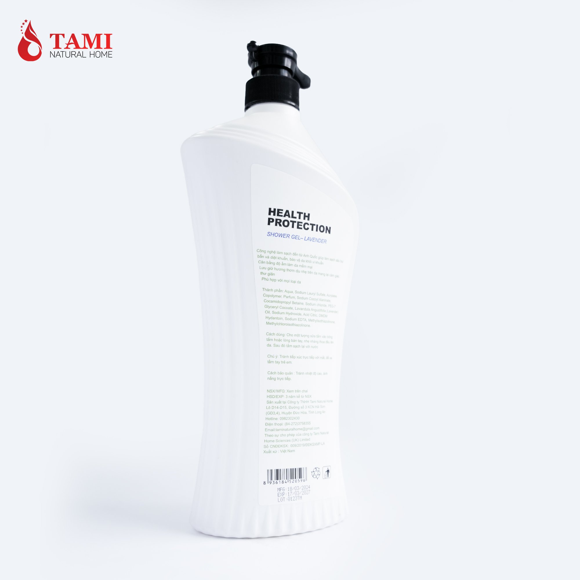 All Genders Whitening Moisturizing Shower Gel in Lavender Health Protection Personal Care Use Home Wholesale Vietnamese Brand