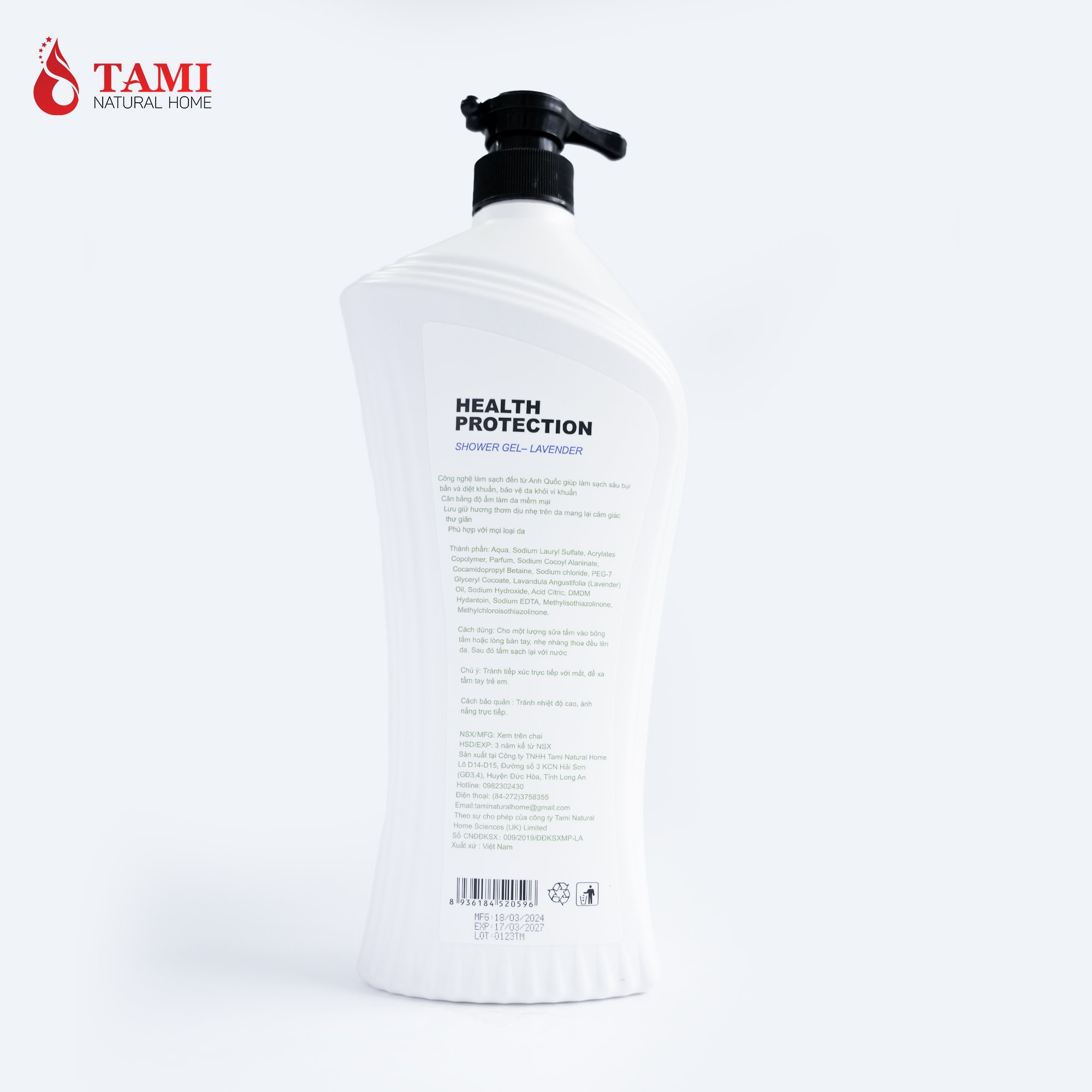 All Genders Whitening Moisturizing Shower Gel in Lavender Health Protection Personal Care Use Home Wholesale Vietnamese Brand