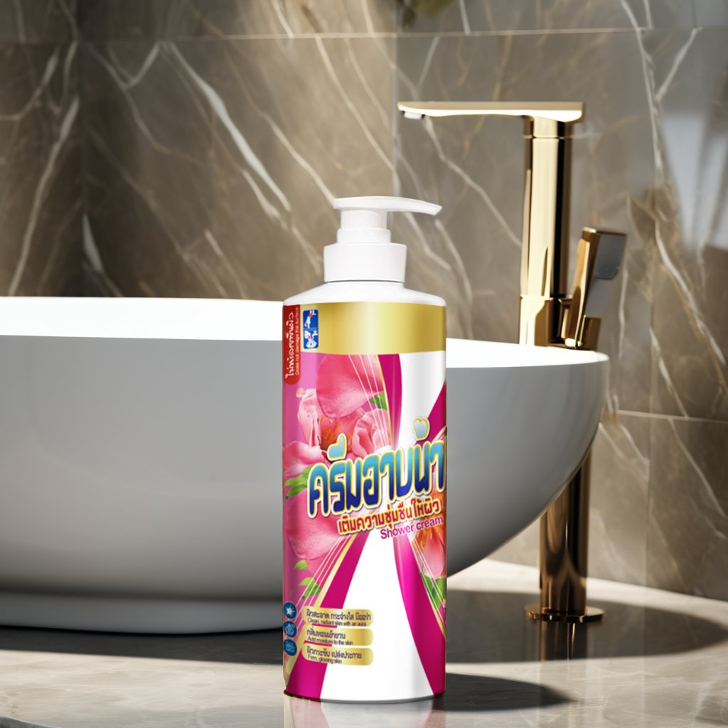 OEM Hot-Sale 1000ml Shower Gels Liquid Soap Body Soap Fresh Scent Soft Moisturizing Skin Gentle Herbal Formula Whitening Feature