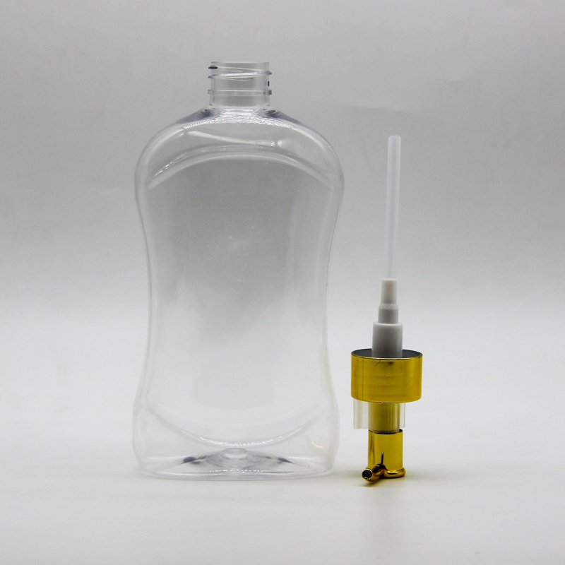 Factory Directly Supply 500ml Pet Plastic Shampoo Bottle Body Lotion Bottle Shower Gel Bottle