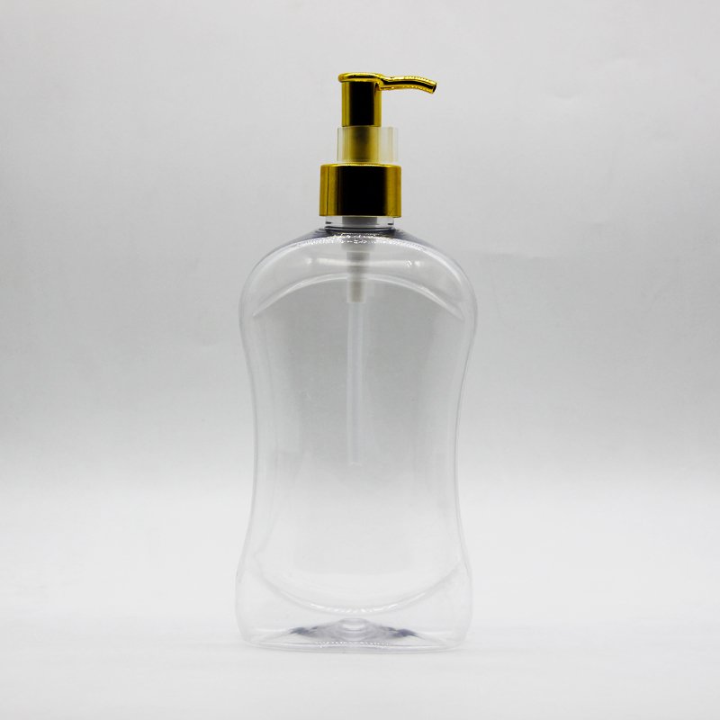 Factory Directly Supply 500ml Pet Plastic Shampoo Bottle Body Lotion Bottle Shower Gel Bottle