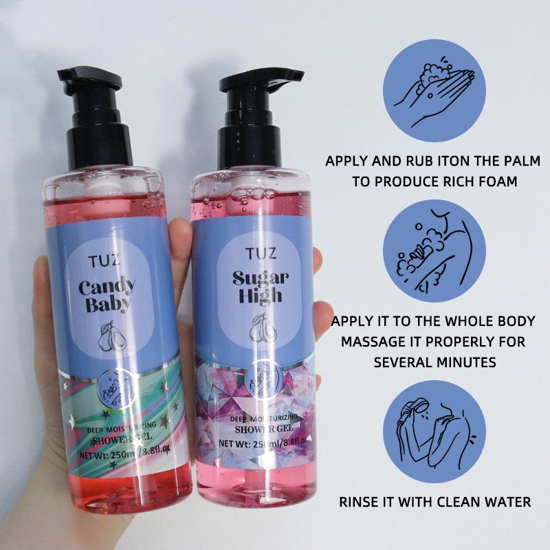 Deep Moisturizing Shower Gel - Delicate And Long-Lasting Fragrance, Deep Moisturizing And Cleansing Fragrance Shower Gel