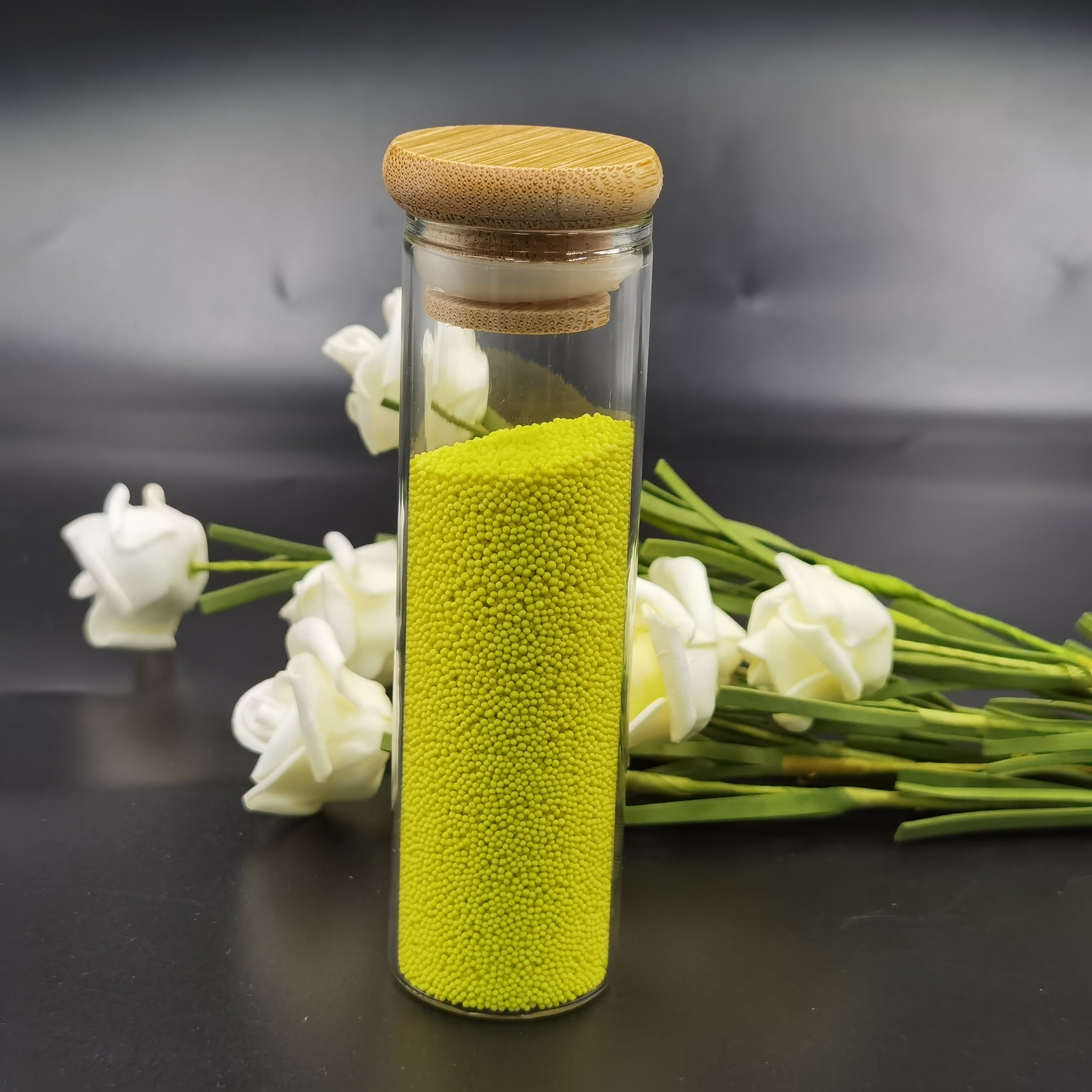 Jojoba beads for shampoo, cosmetics grade cullose beads, contain Vitamins and plant extracts