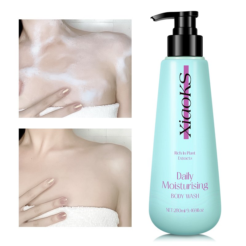 Moisturizing shower gel, clean pores and dirt to moisturize skin, fragrance lasting smooth skin shower gel
