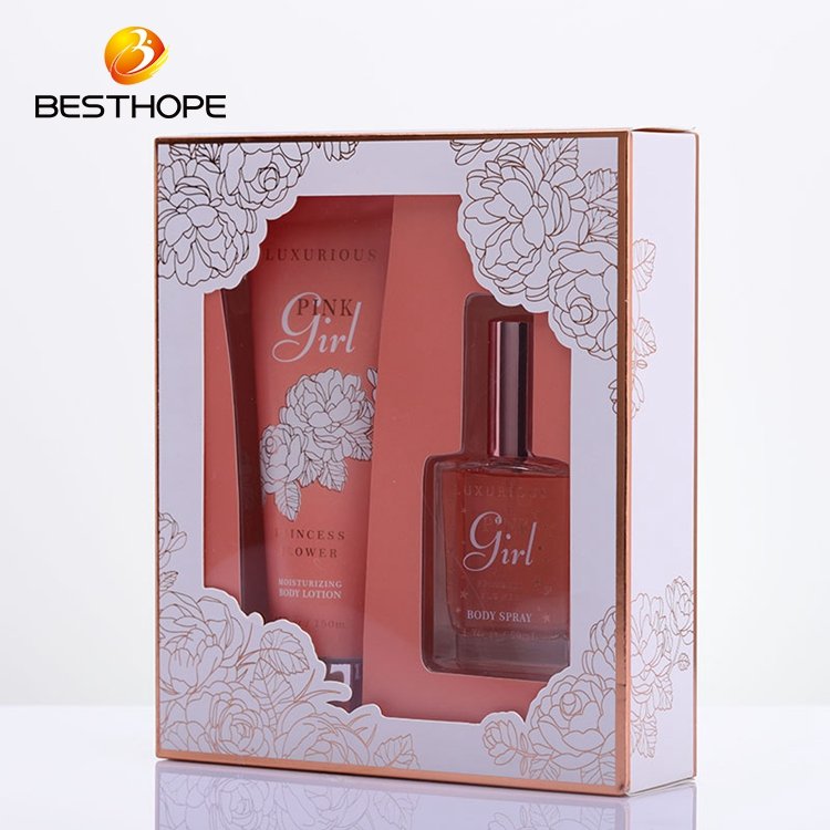 besthope Luxury pink lady personal body care bath spa gift set for Valentine's Day