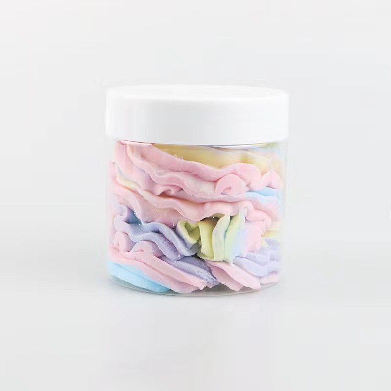 Wholesale Whipped Soap Natural Lightening Shower Gel Cleaning Fruity Exfoliating Body Scrub Cream