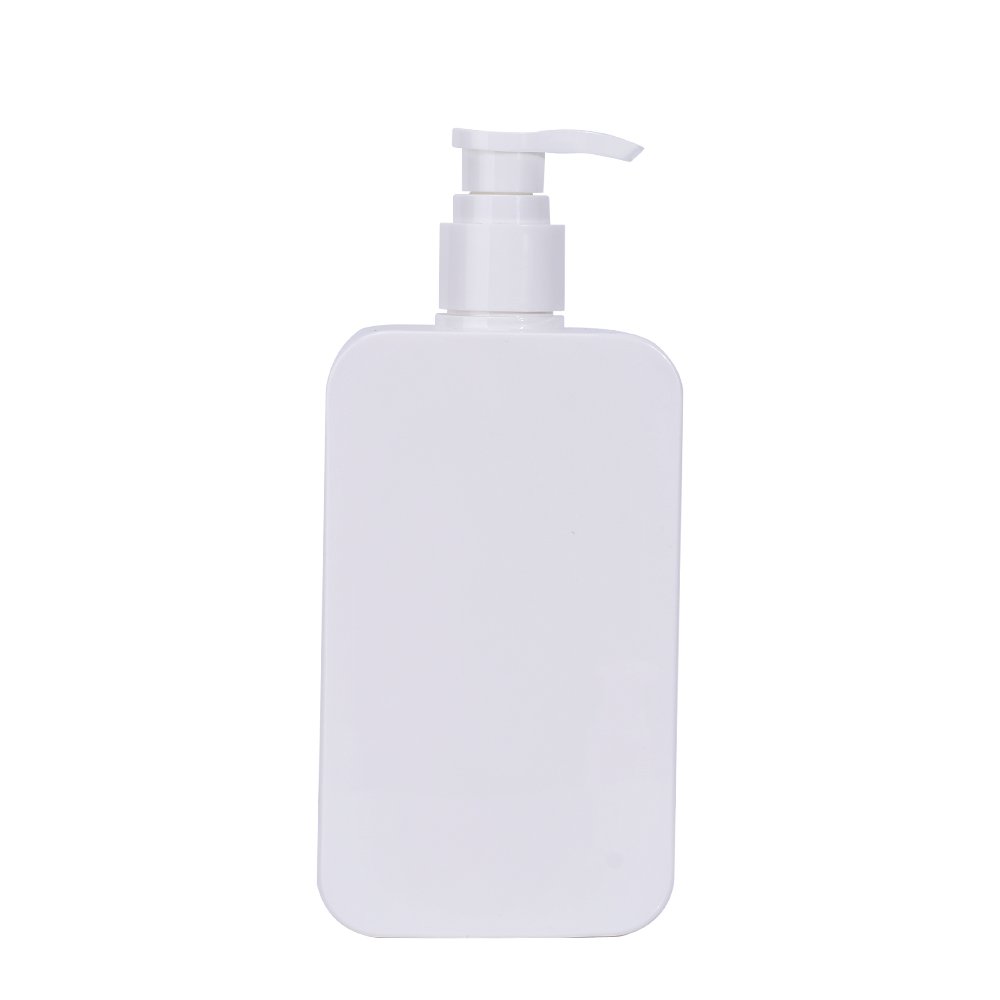 plastic cosmetic packaging 300ml PETG shower gel whitening body lotion and shampoo pump bottles