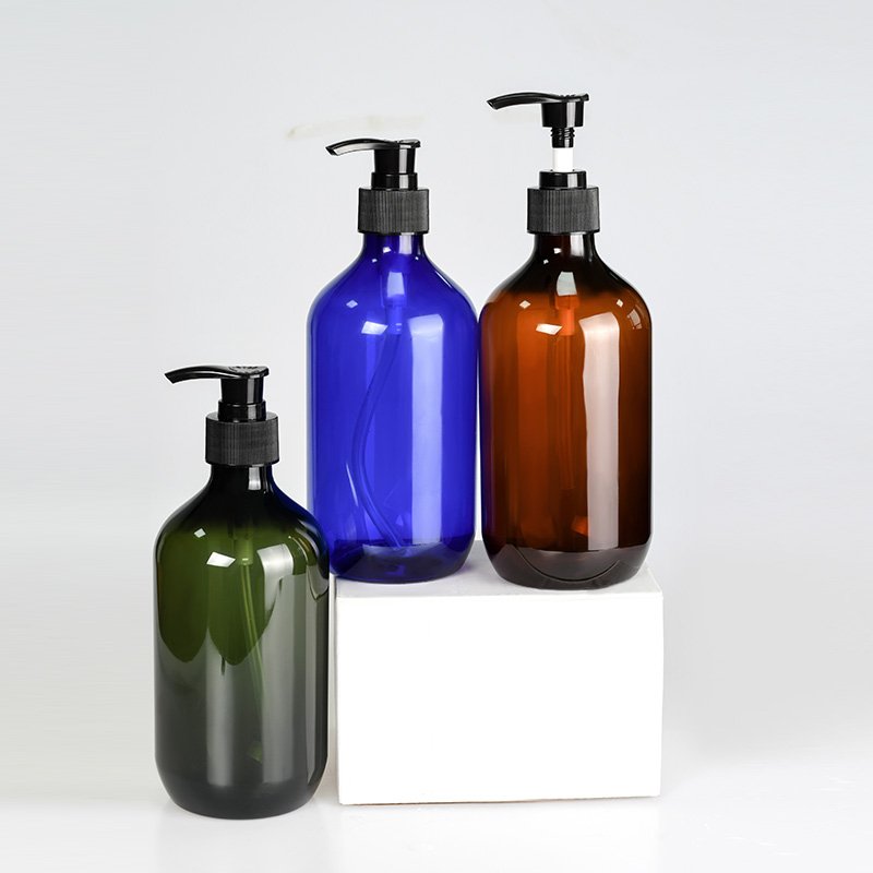 100ML 150ml 300ml 500ML Refillable Boston Round 10oz 16 oz Amber plastic Spray Bottle with Trigger Spray Top for room spray