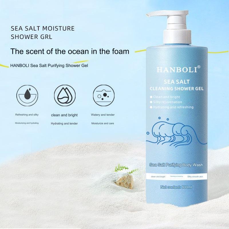 800ml Hot sale Lasting fragrance body wash whitening shower gel exfoliating shower gel