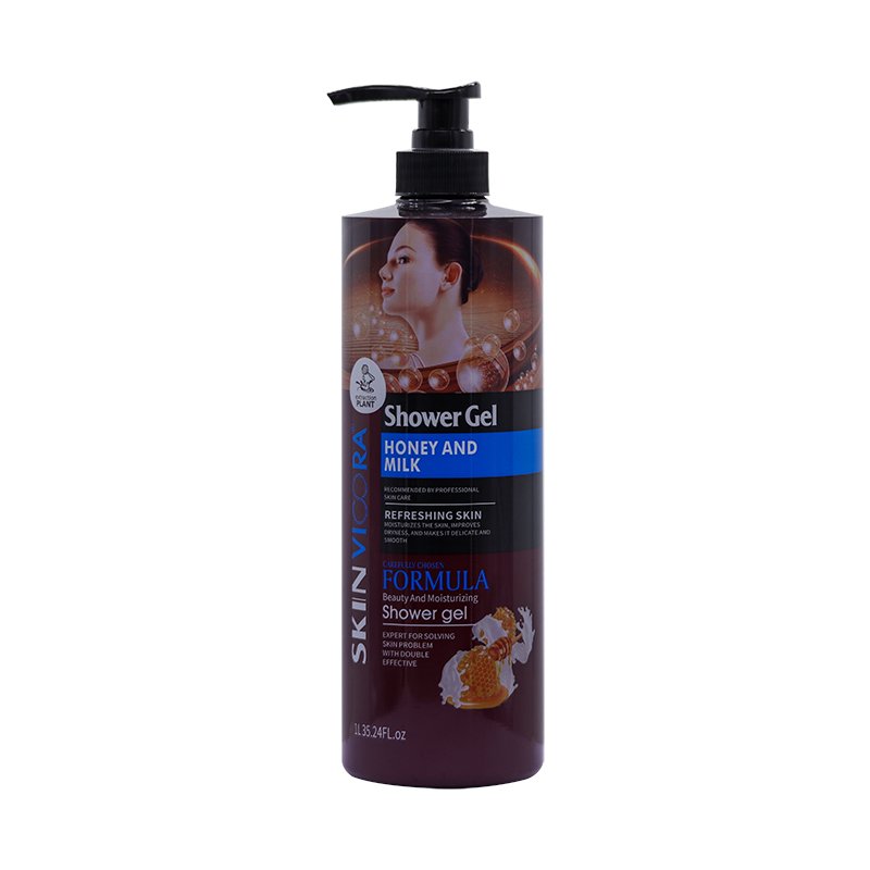OEM ODM 1000ml VICORA Fruit Essence Extract Shower Gel Wholesale Moisturizing Female Nourishing Whitening