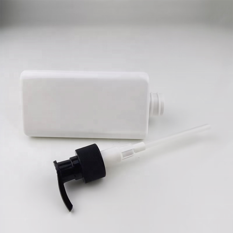 promotion private label 300ml shower gel empty PET plastic lotion bottle with pump