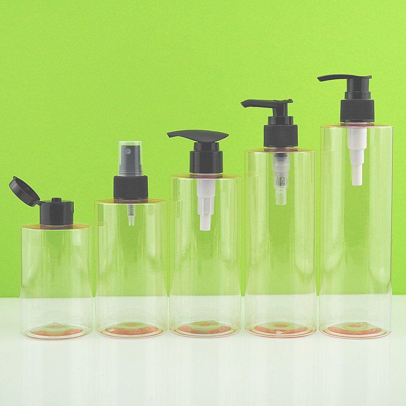 250ML 500ML body soap hand wash 8 16 ounce FL oz square blue shampoo conditioner shower gel hair gel plastic bottle for