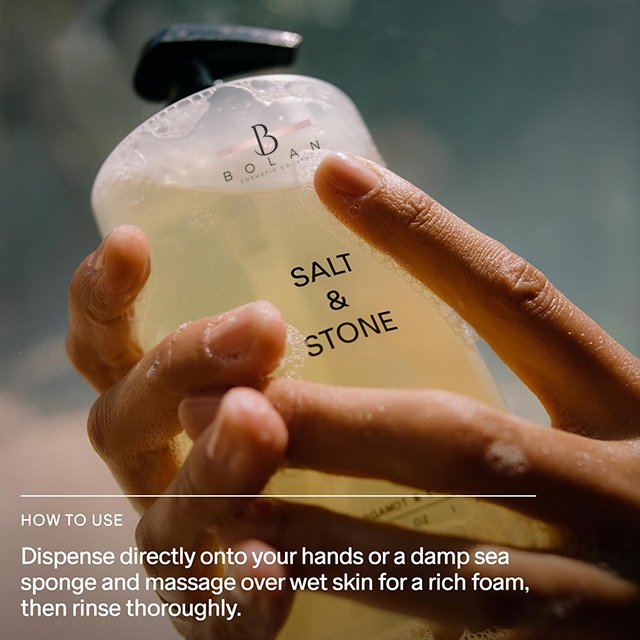 Shower gel improves texture and moisturizes body care with seaweed extract, vitamin C, soothing and enhancing collagen