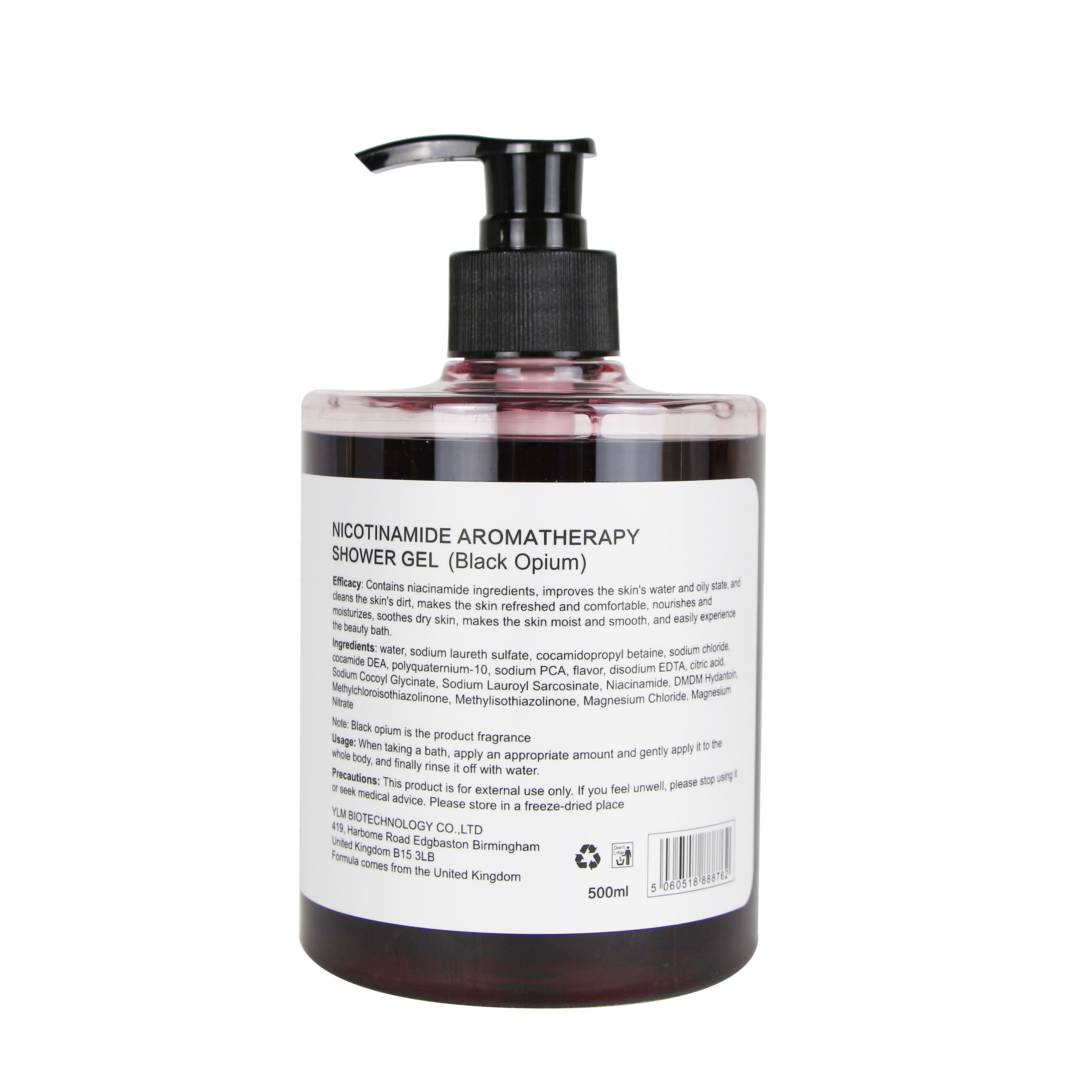Whitening Organic Nicotinamide Lotion Body Wash Shower Gel With Fragrance Shower Gel For Body Wash