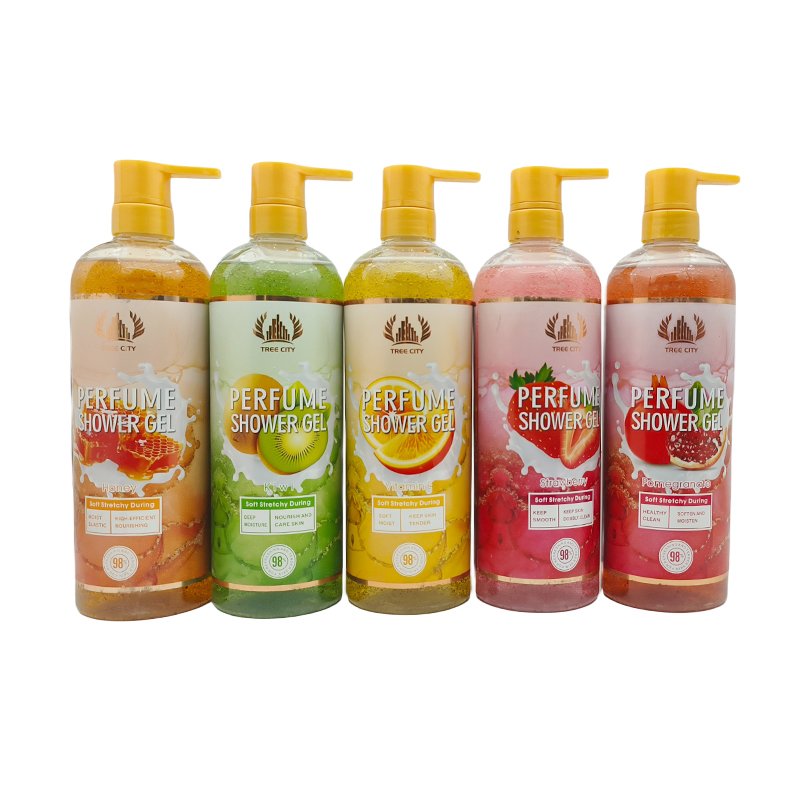 Wholesale Exfoliating Organic Whitening Natural Vegetarian Fruit Foam Shower Gel