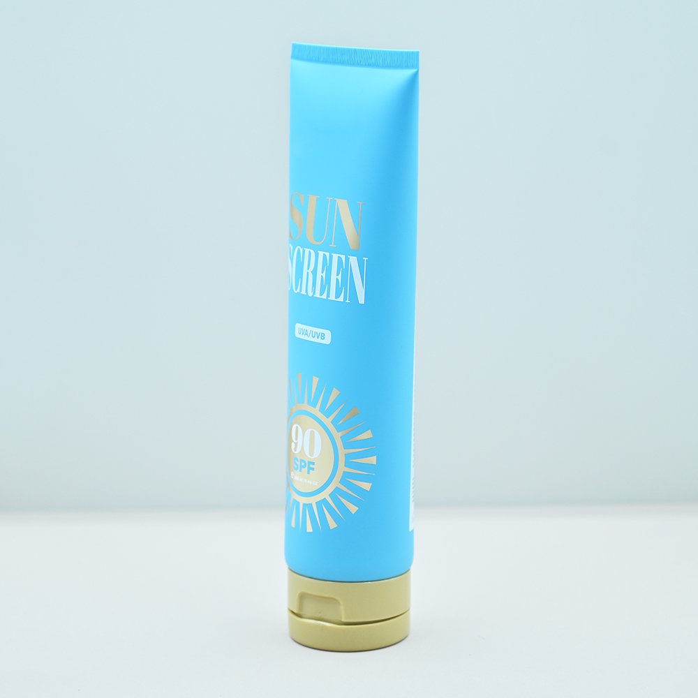 D50mm sunscreen plastic large capacity tube packaging 280ml face wash packaging container