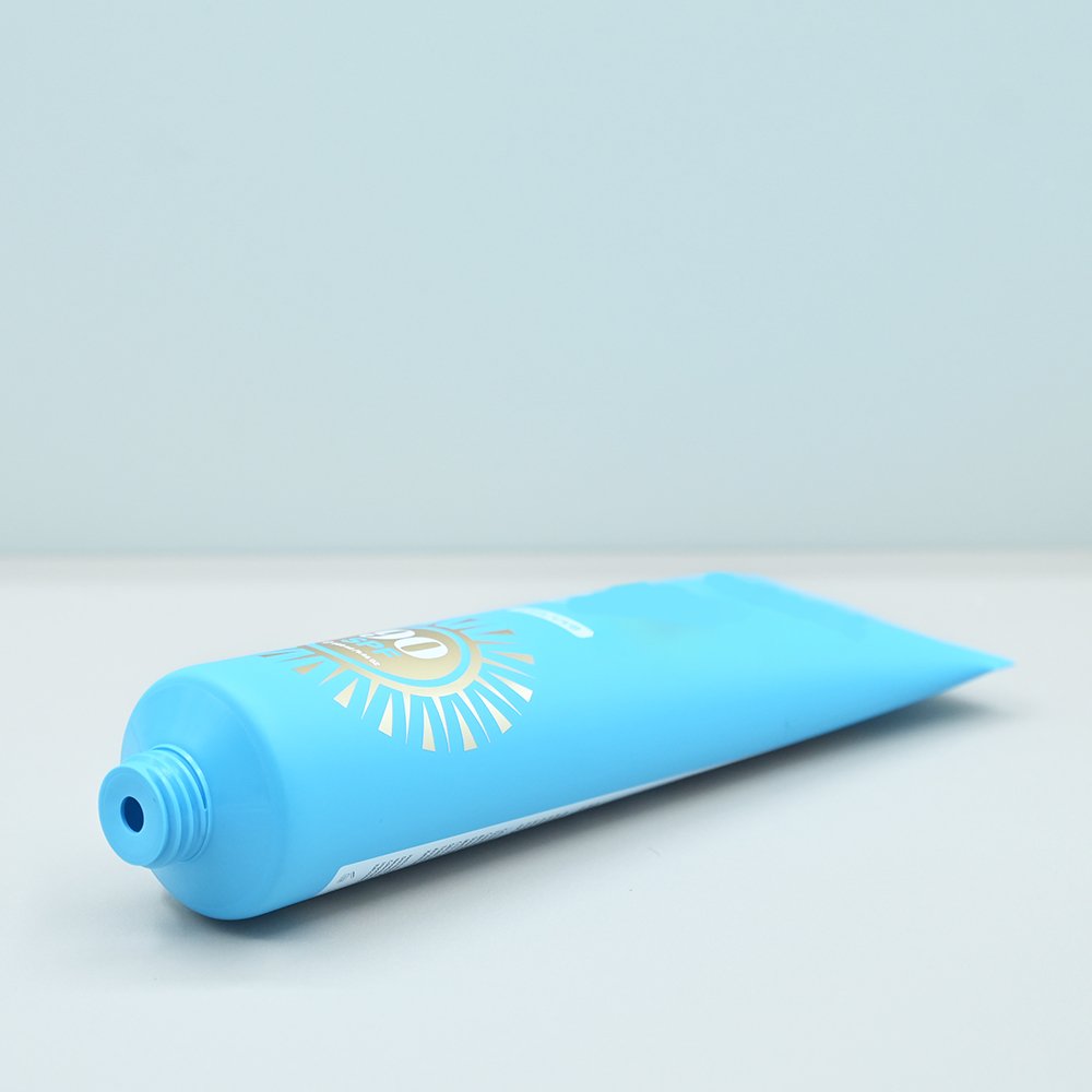 D50mm sunscreen plastic large capacity tube packaging 280ml face wash packaging container