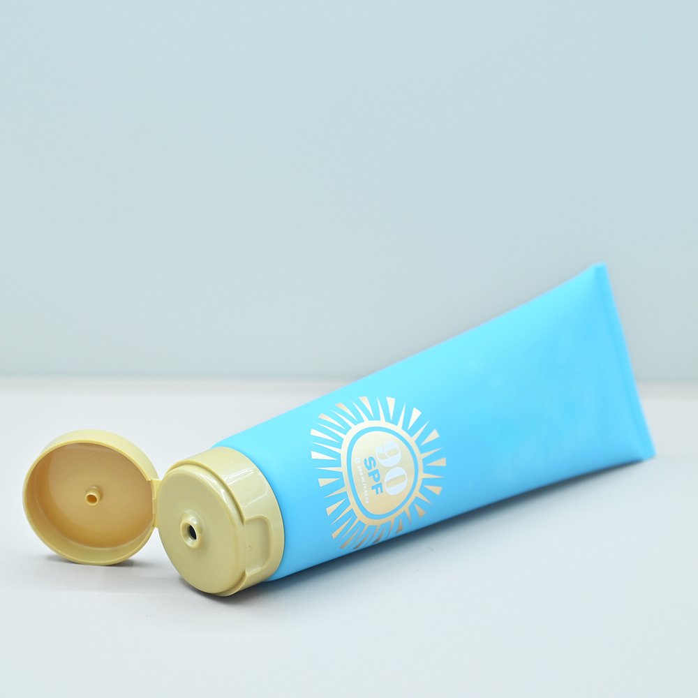D50mm sunscreen plastic large capacity tube packaging 280ml face wash packaging container