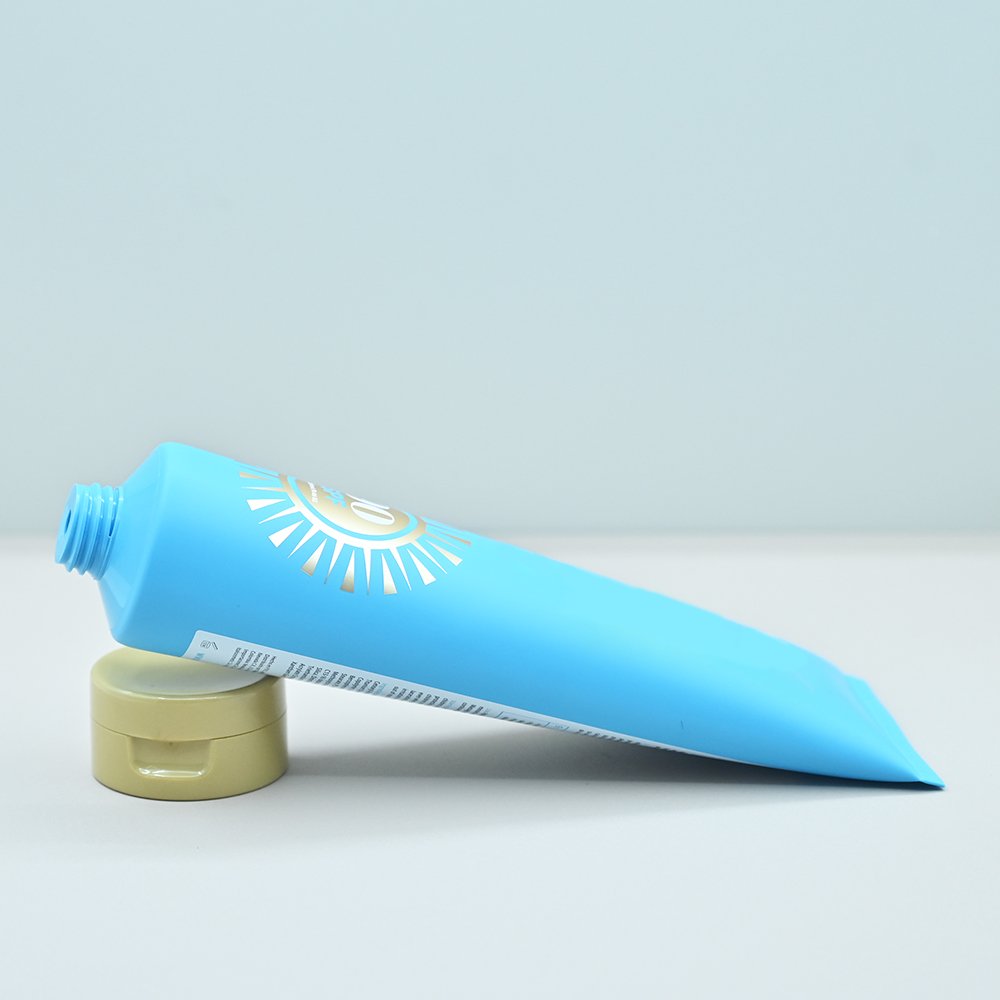 D50mm sunscreen plastic large capacity tube packaging 280ml face wash packaging container